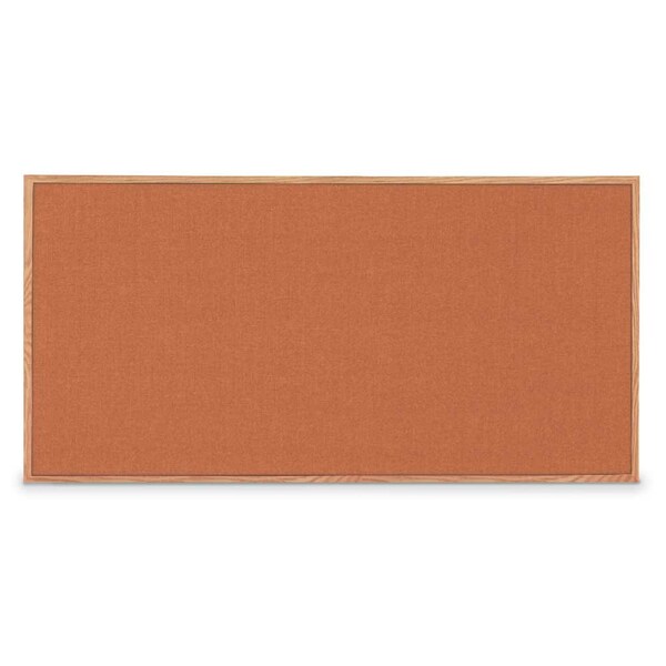 Combo Board, 96"x48", Satin Frame/White Porcelain & Rubber